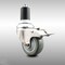 Service Caster 3 Inch 316SS Gray Poly Swivel 1-1/2 Inch Expanding Stem Caster Lock Brake SCC SCC-SS316TTLEX20S314-PPUB-112 - alternate 1